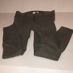 Ann Taylor Loft Olive Green Legging | Size 26